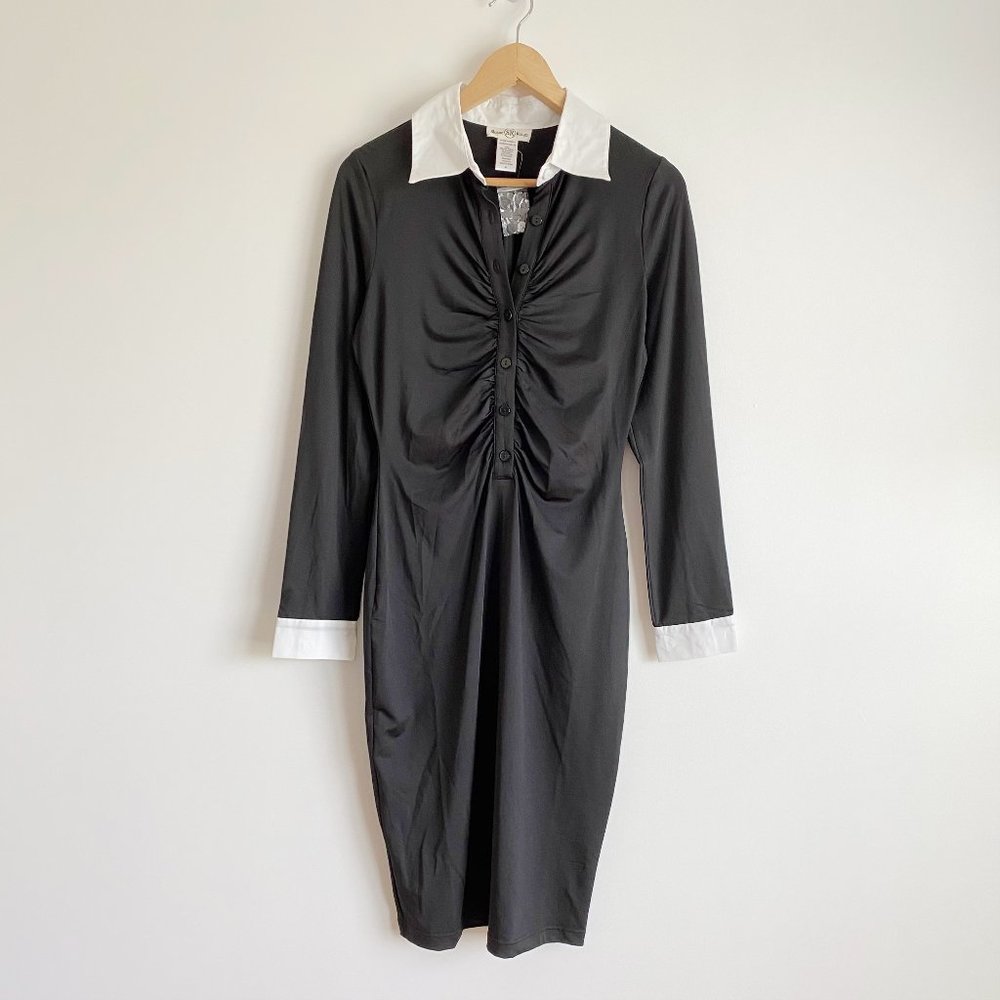 Sloane Rouge NWOT Women's Long Sleeve Bodycon Dress, Black, Size Medium